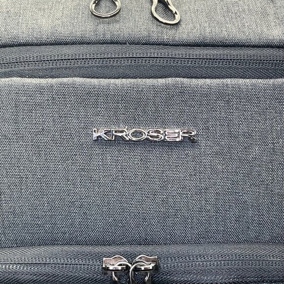 Kroser Unisex Charcoal USB Charging Water-Resistant Travel Laptop Backpack - Picture 2 of 15